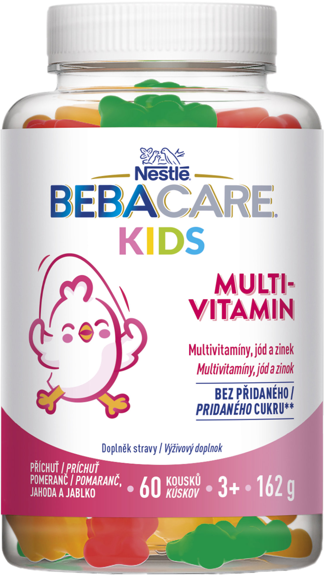 NESTLÉ Bebacare Kids Gummies Multivitamín 60 ks