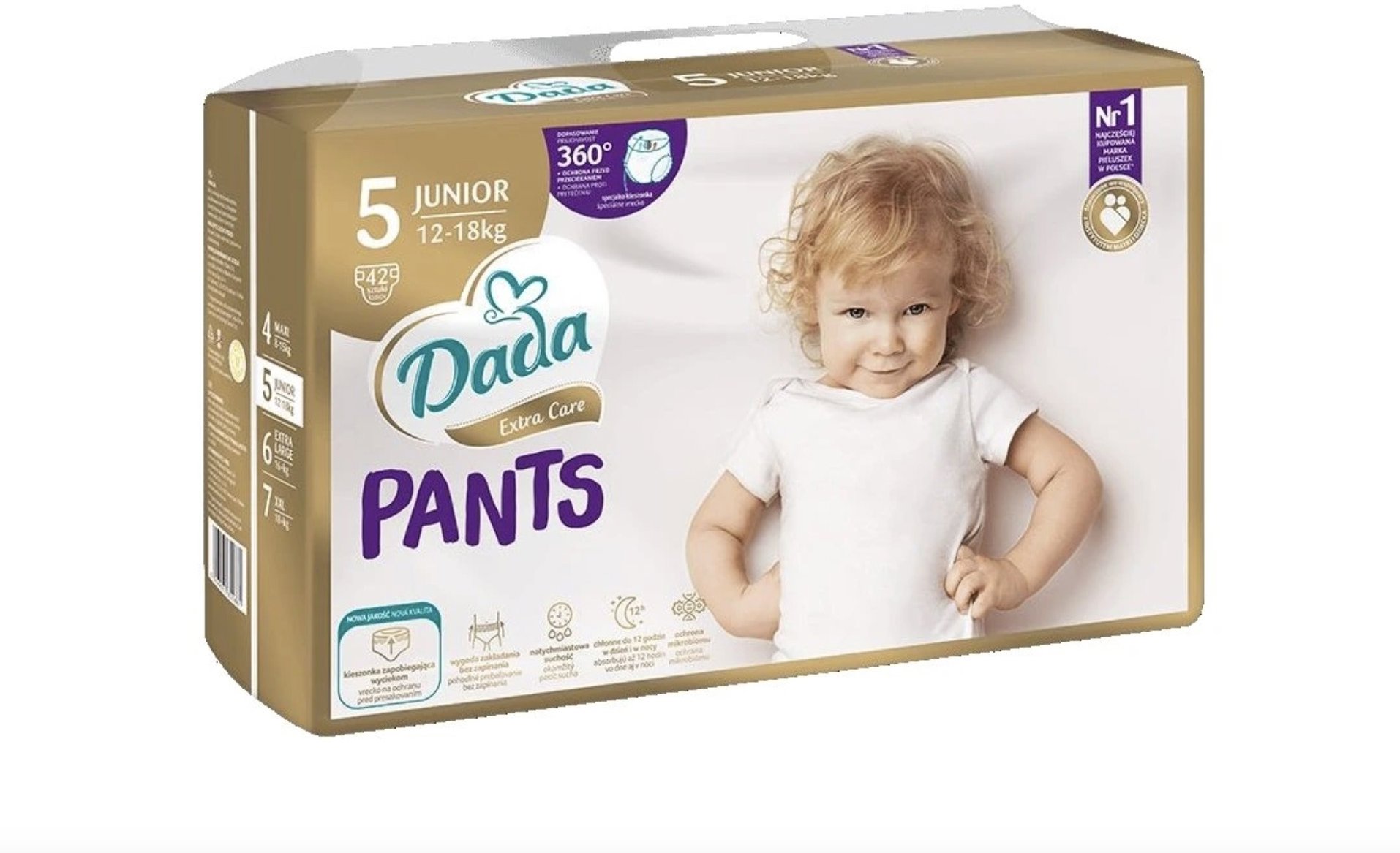 DADA Extra Care veľ. 5 (42 ks)