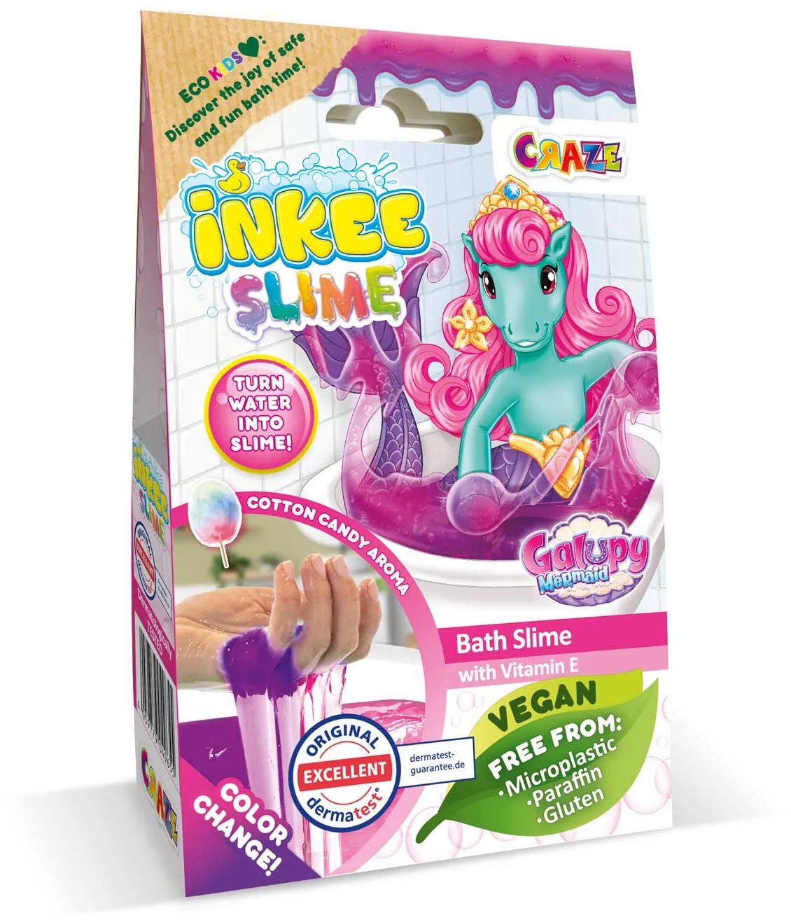 CRAZE Inkee kúpeľový sliz Galupy Mermaid