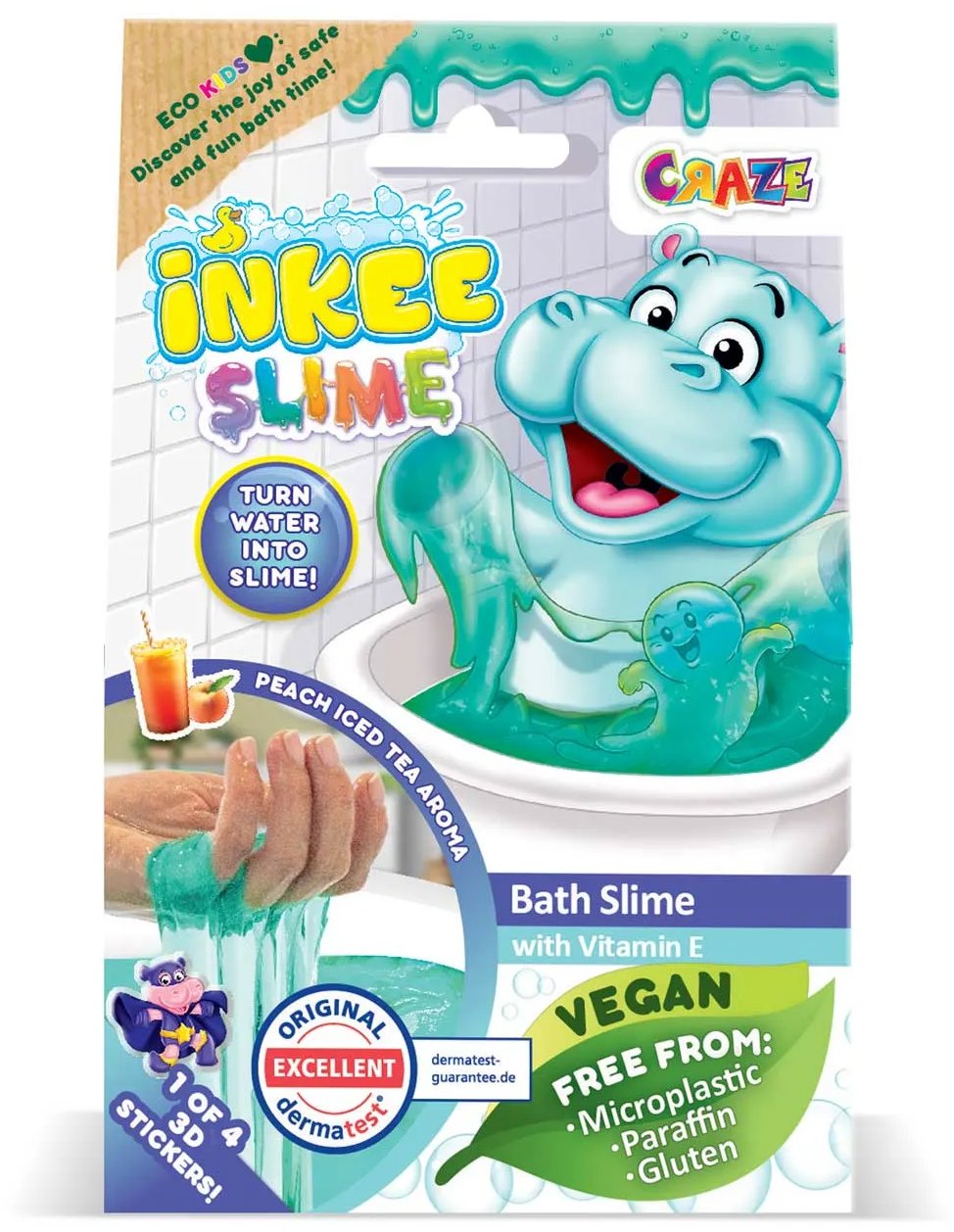 CRAZE Inkee kúpeľový sliz Hroch