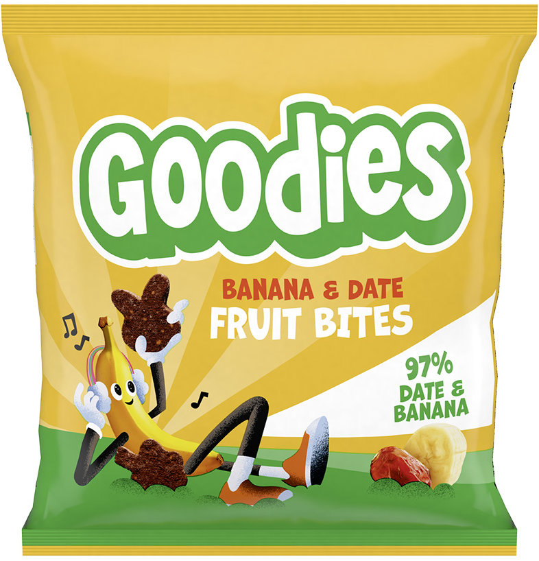 Goodies ovsené tyčinky kakao a banán 5× 23 g