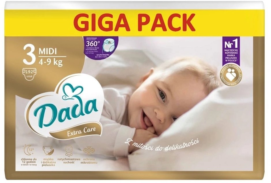 DADA Giga Pack veľ. 3 (192 ks)