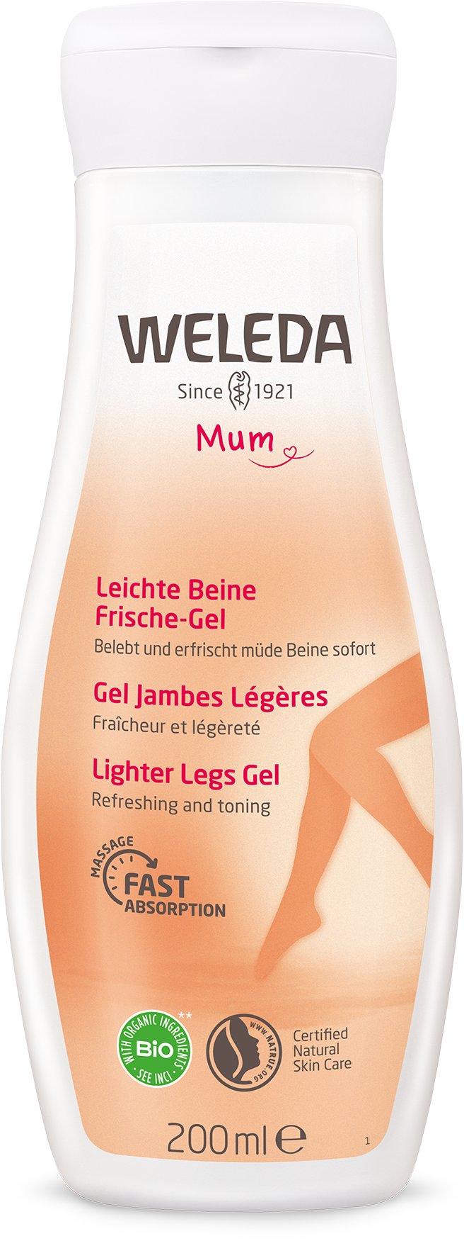 WELEDA Gél na úľavu unaveným nohám 200 ml