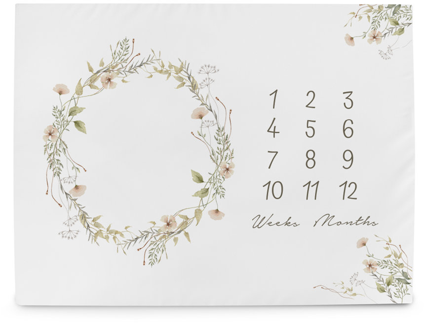 CEBA Podložka na fotenie Basic Summer Flowers 92 × 72 cm