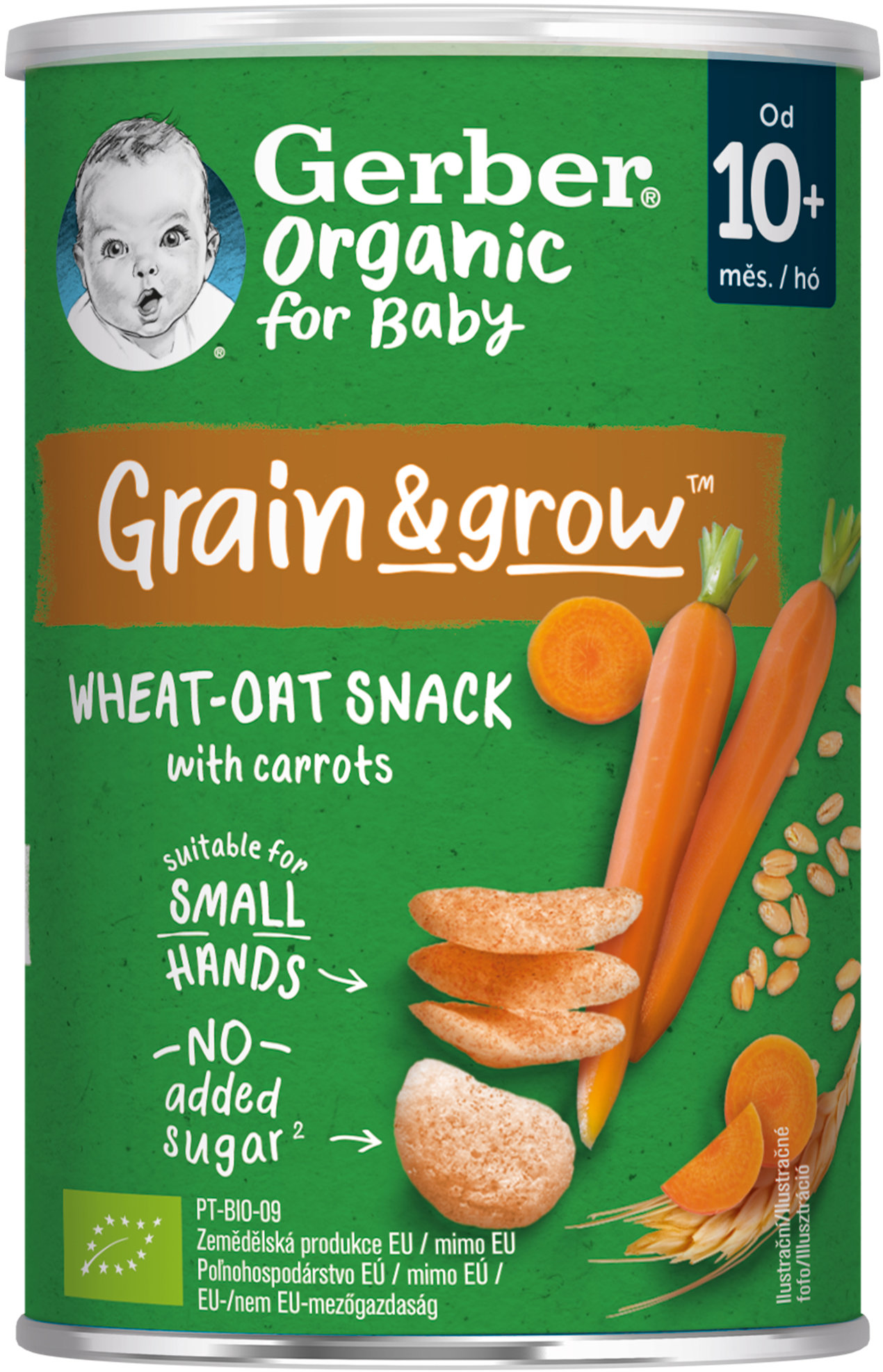GERBER Organic chrumky s mrkvou 35 g