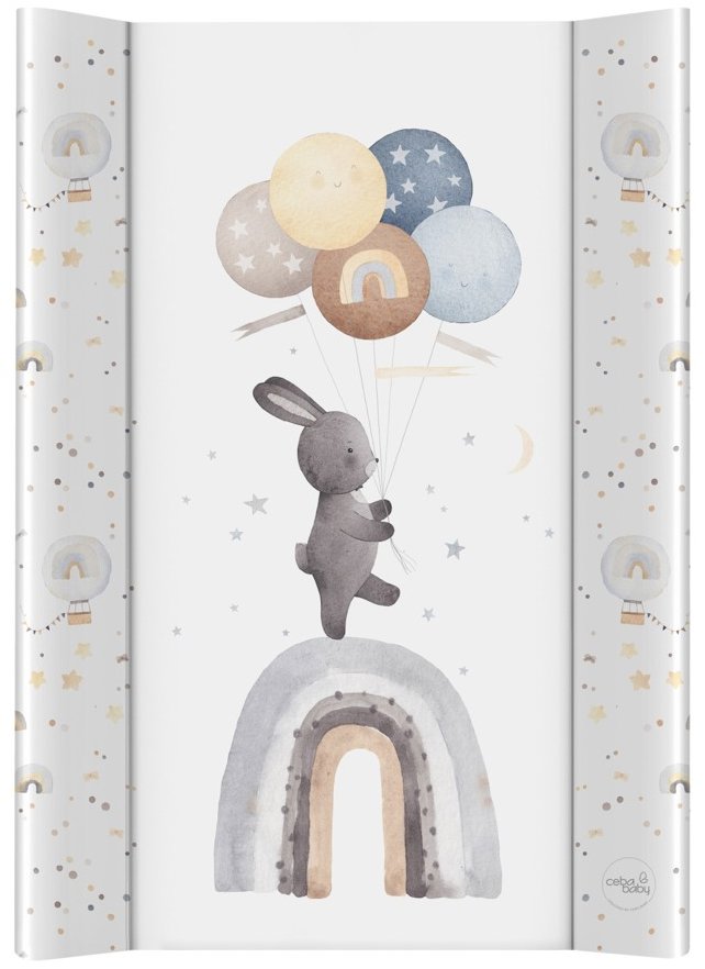 CEBA 2-hranná s pevnou doskou Basic Rainbow Walk 50 × 70 cm