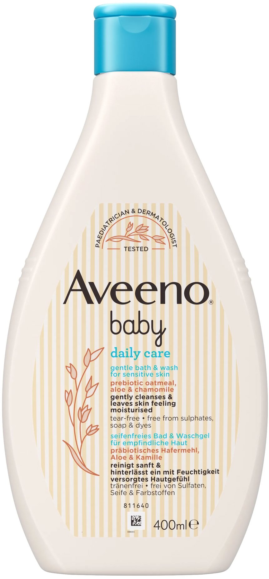 AVEENO Baby Daily Care Jemný kúpeľ & umývací gél 400 ml