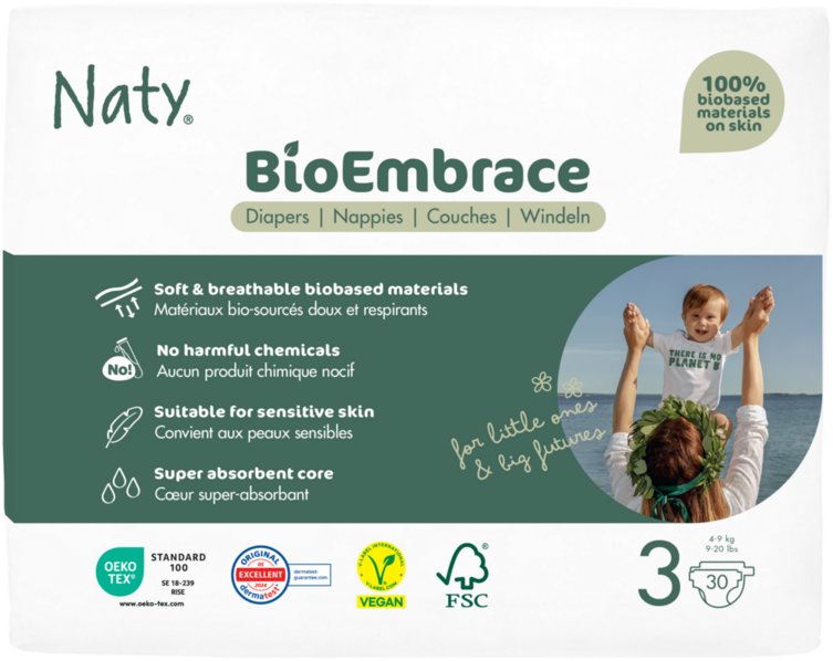 NATY Bioembrace Midi veľ. 3 (30 ks)
