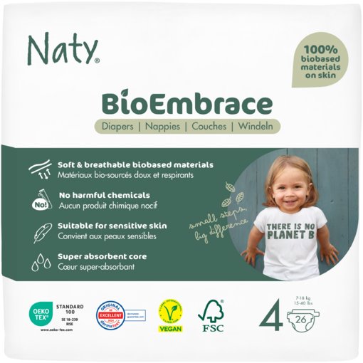 NATY Bioembrace Maxi veľ. 4 (26 ks)