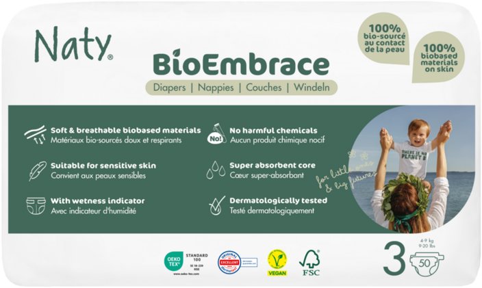 NATY Bioembrace Midi veľ. 3 (50 ks)