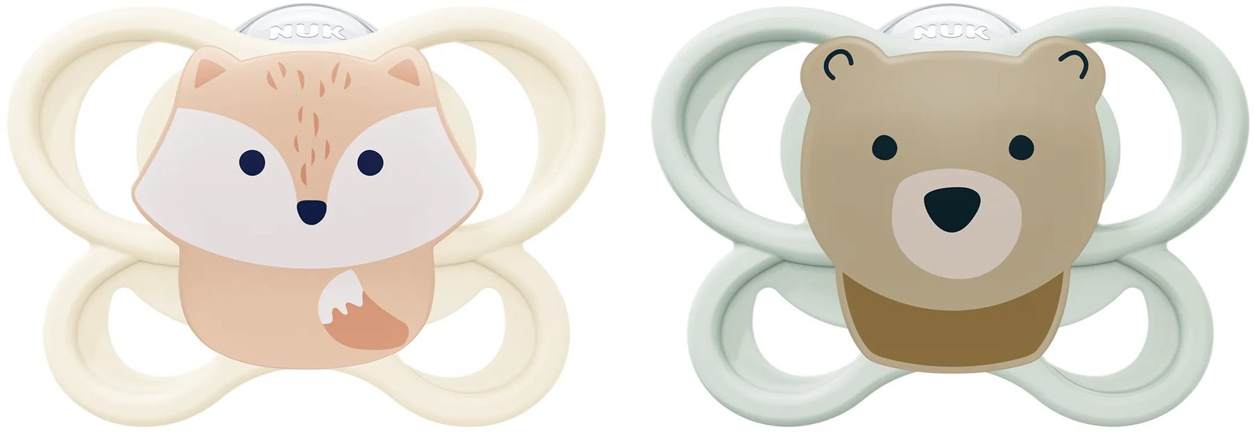 NUK Perfect Match Air Fox/Bear 0 – 2 m, 2 ks