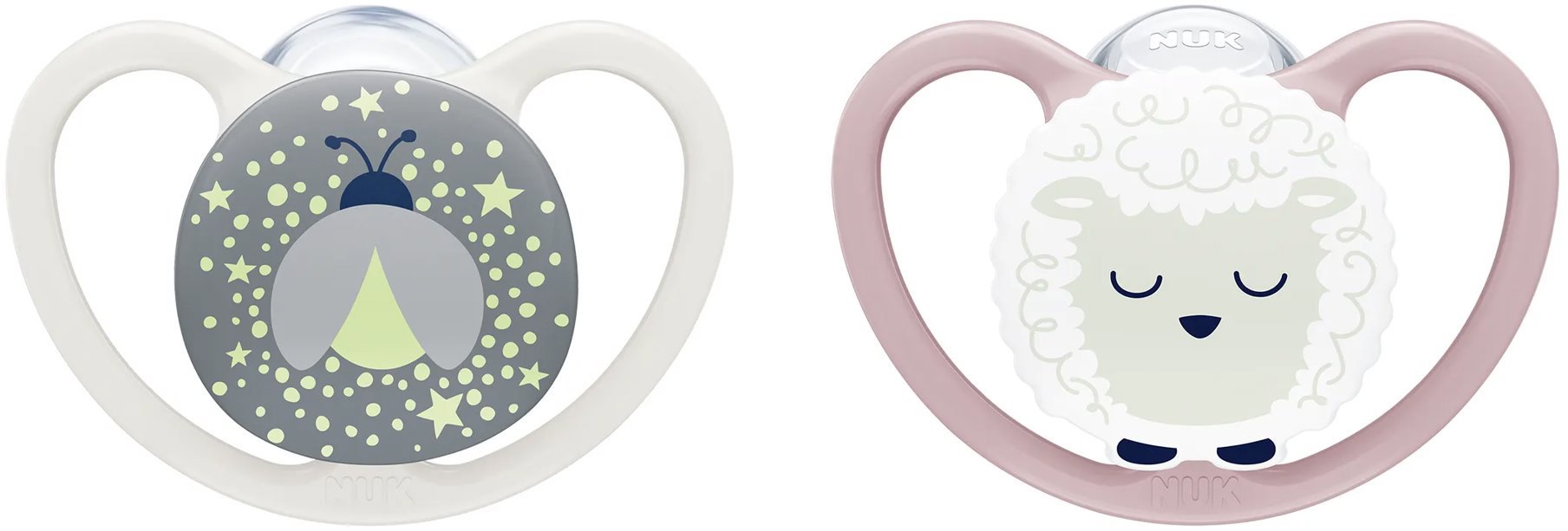 NUK Perfect Match Air Night Sheep 0 – 6 m, 2 ks