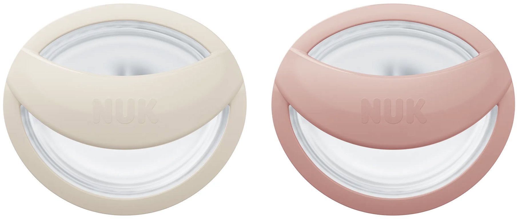 NUK Perfect Match Beige/Red 0 – 6 m, 2 ks