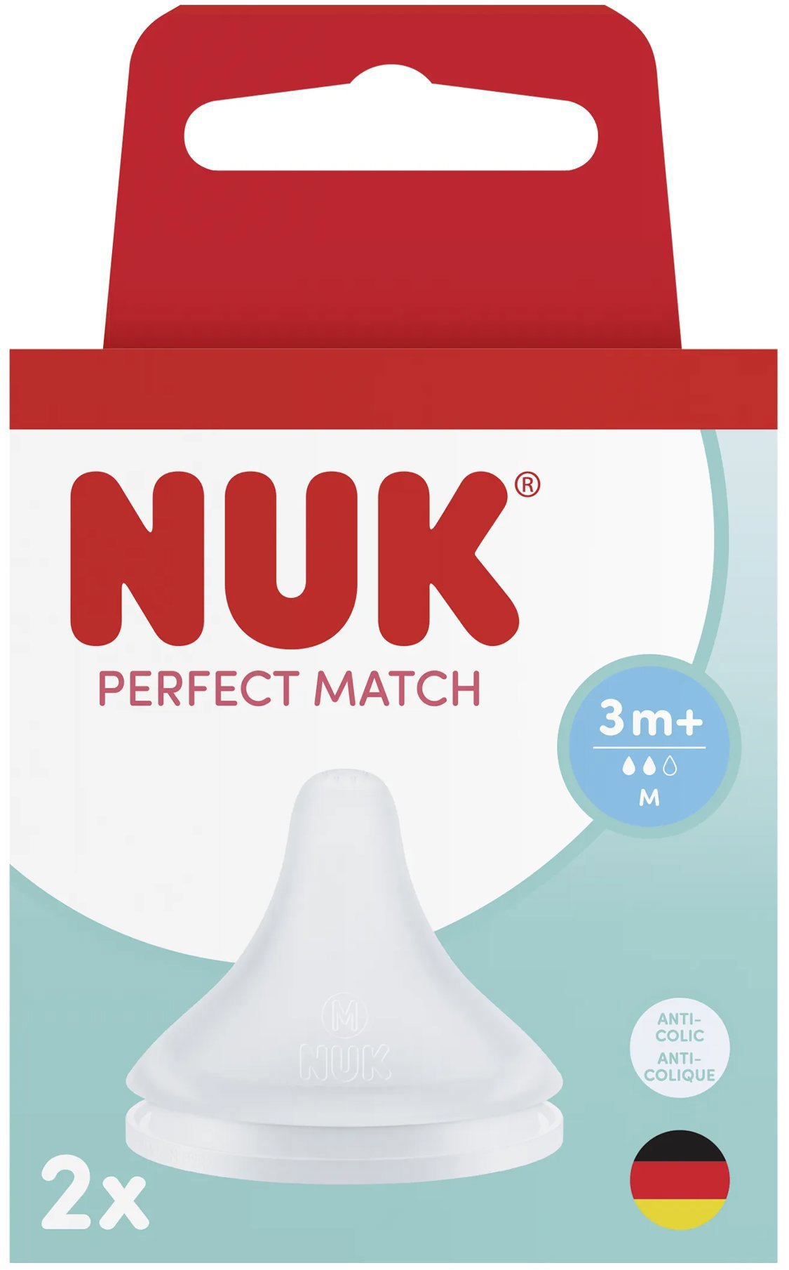NUK Perfect Match 3 m+, 2 ks