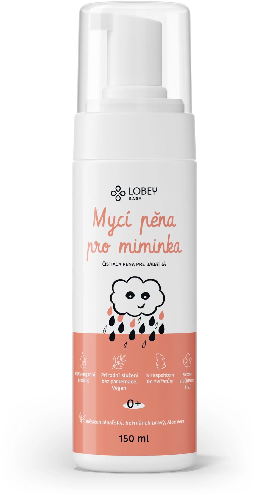 LOBEY Umývacia pena pre bábätká 150 ml