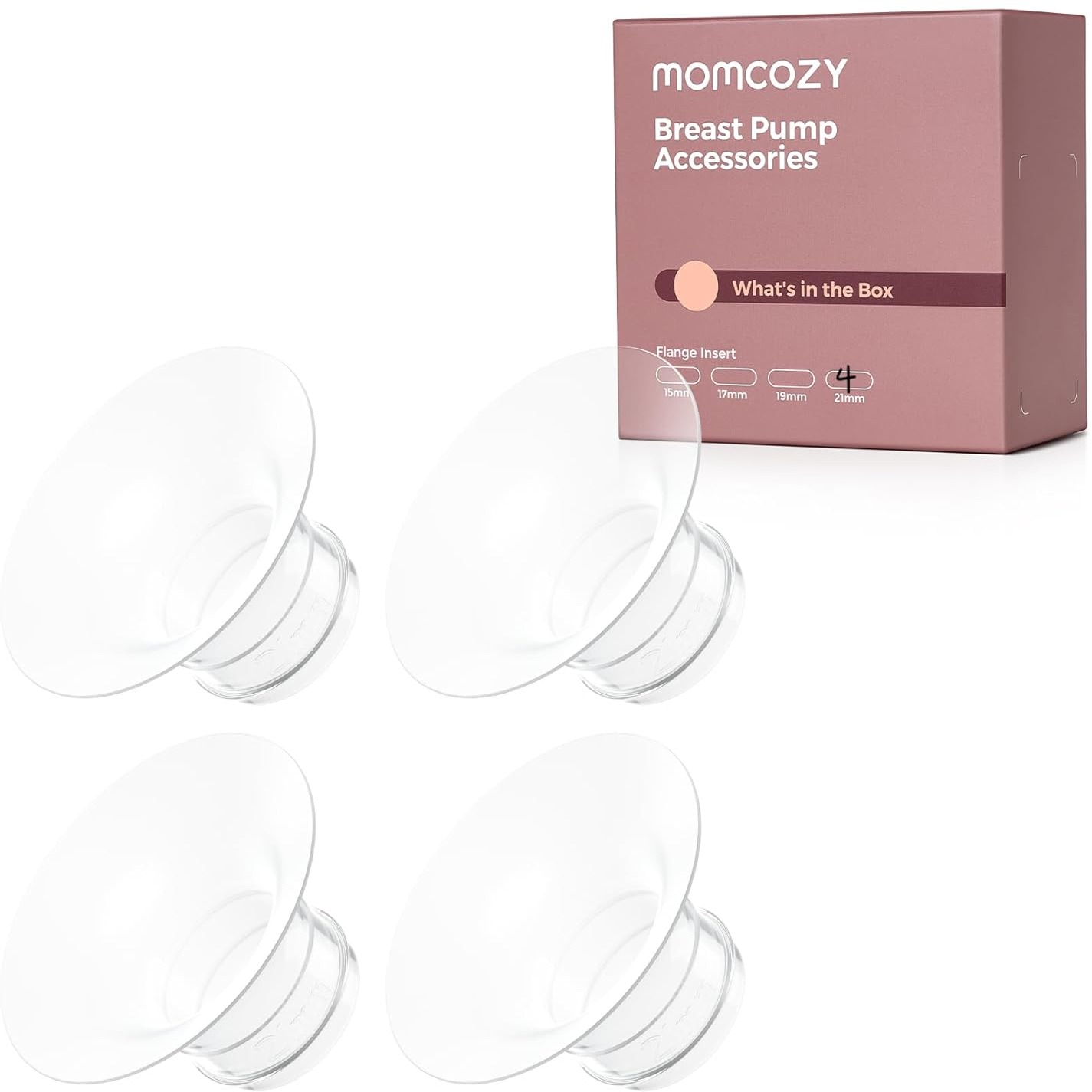Momcozy Flange Insert For M5/M6/M9 21 mm, 4 ks
