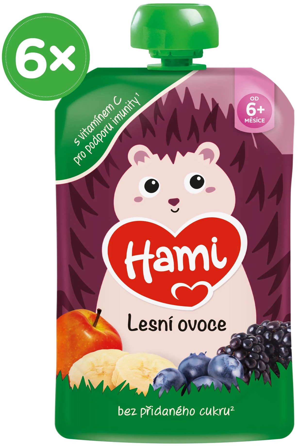 Hami Smoothie lesné ovocie 6× 100 g