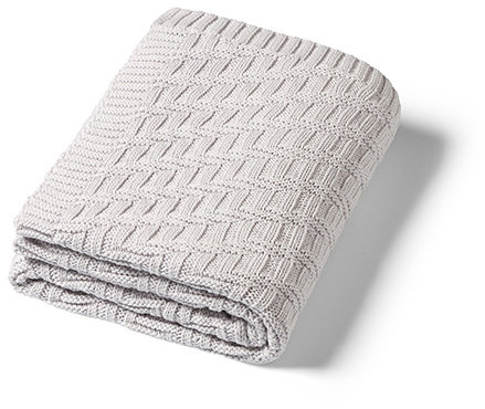 BabyOno pletená bavlnená, sivá