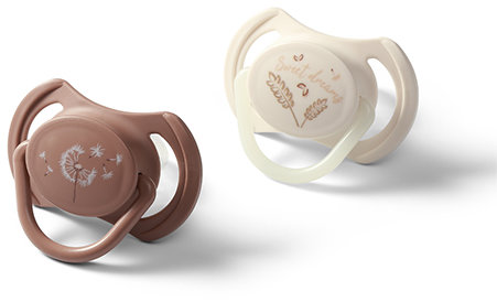 BabyOno symetrický silikónový 18 m+, 2 ks