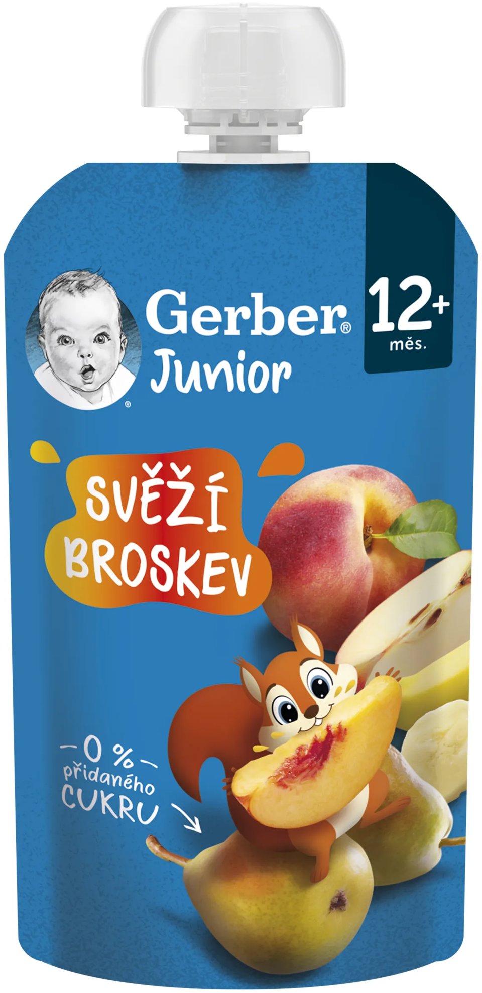 GERBER Junior kapsička Svieža broskyňa 110 g