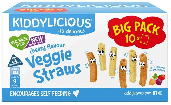 Kiddylicious tyčinky so syrovou príchuťou 120 g (10× 12 g)