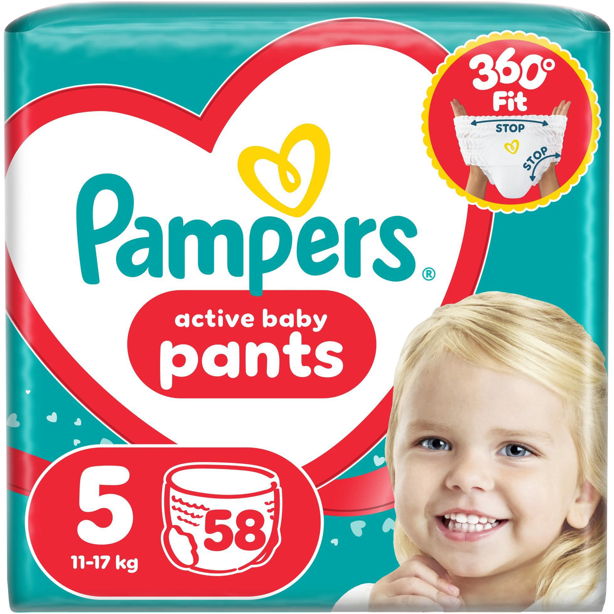PAMPERS Pants veľ. 5 (58 ks)