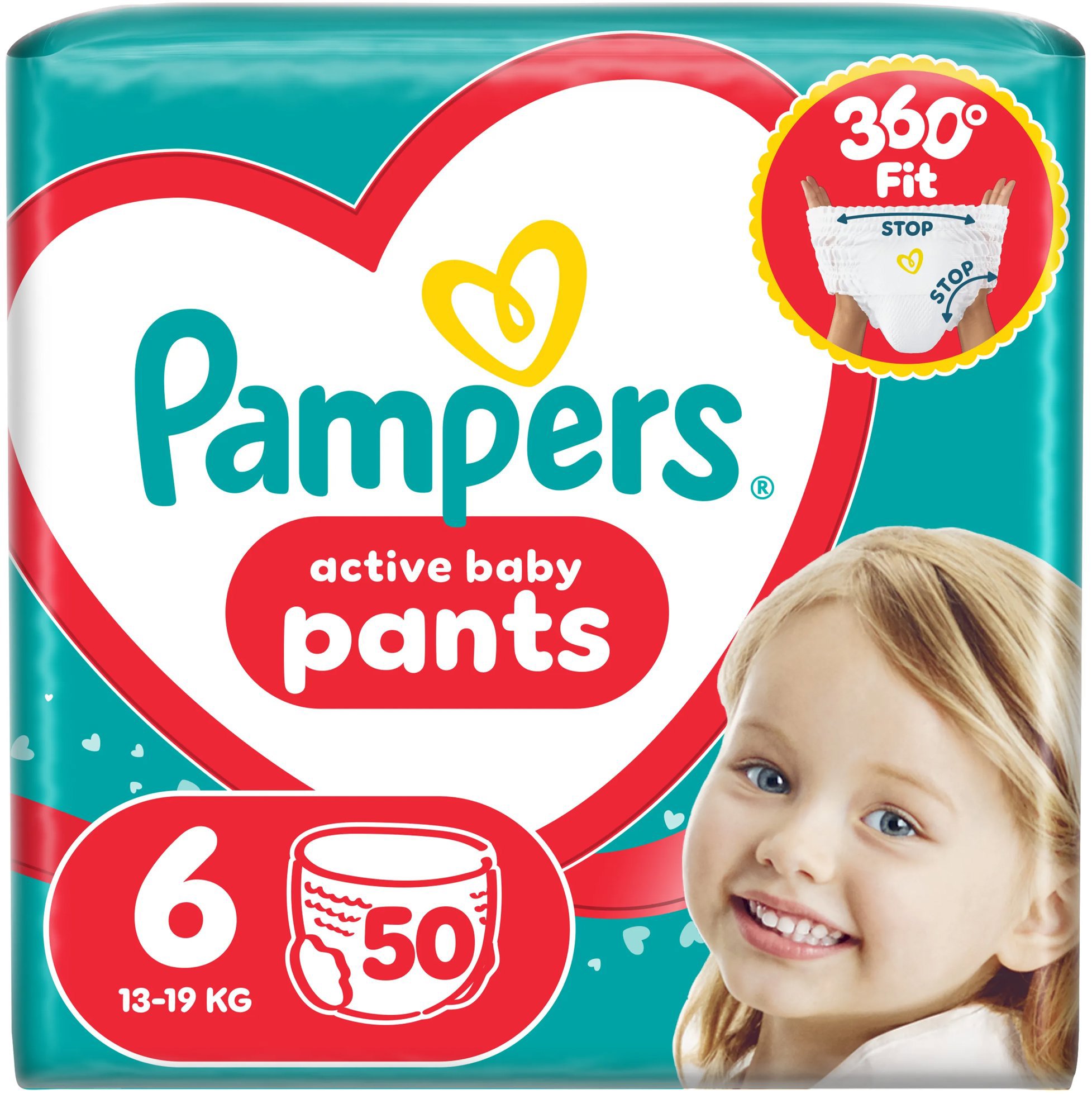 PAMPERS Pants veľ. 6 (50 ks)