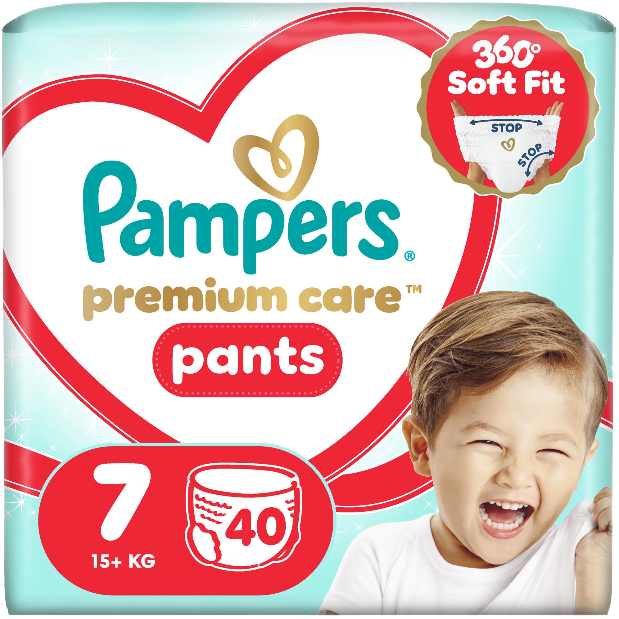 PAMPERS Premium Care Pants veľ. 7 (40 ks)