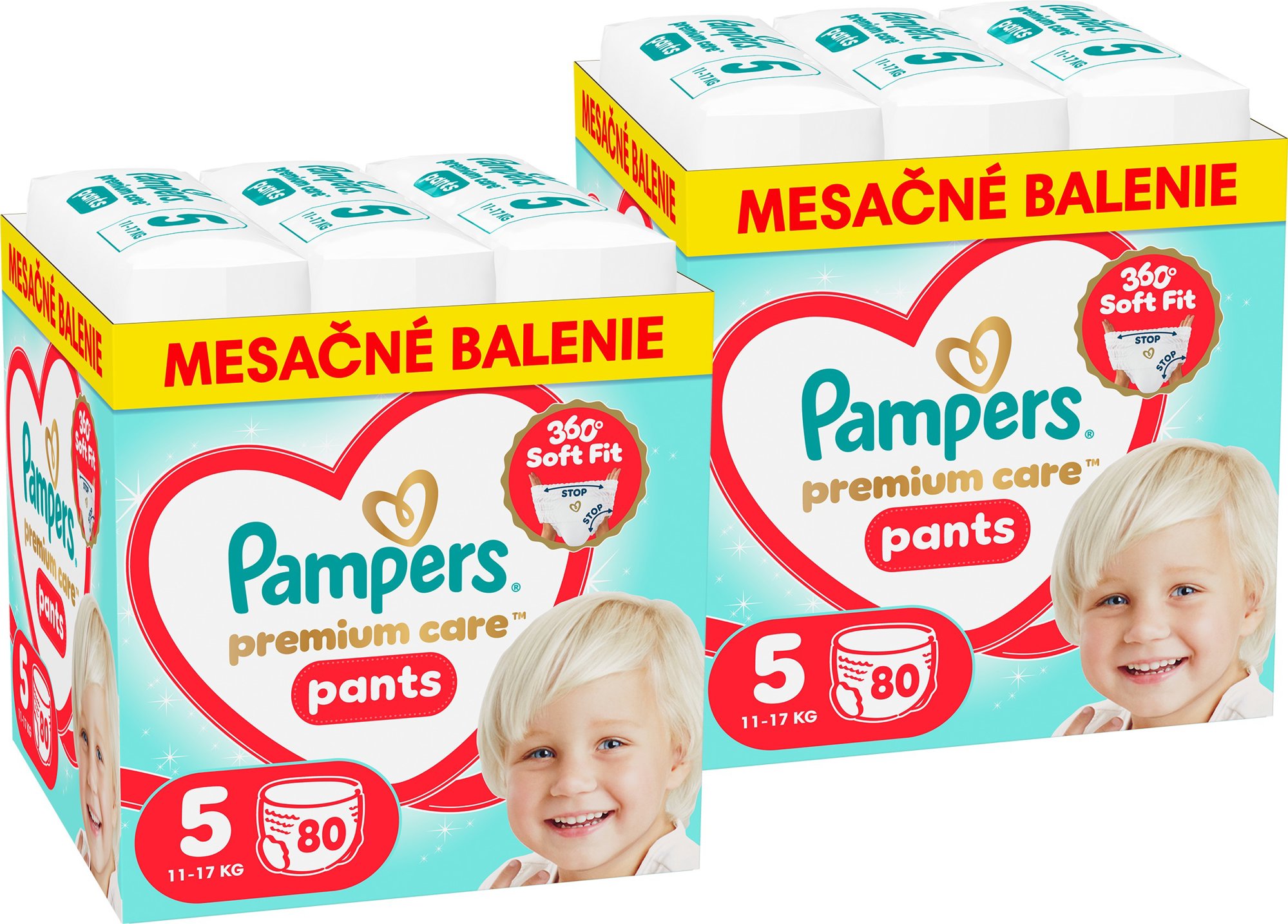 PAMPERS Premium Care Pants veľ. 5 (160 ks)