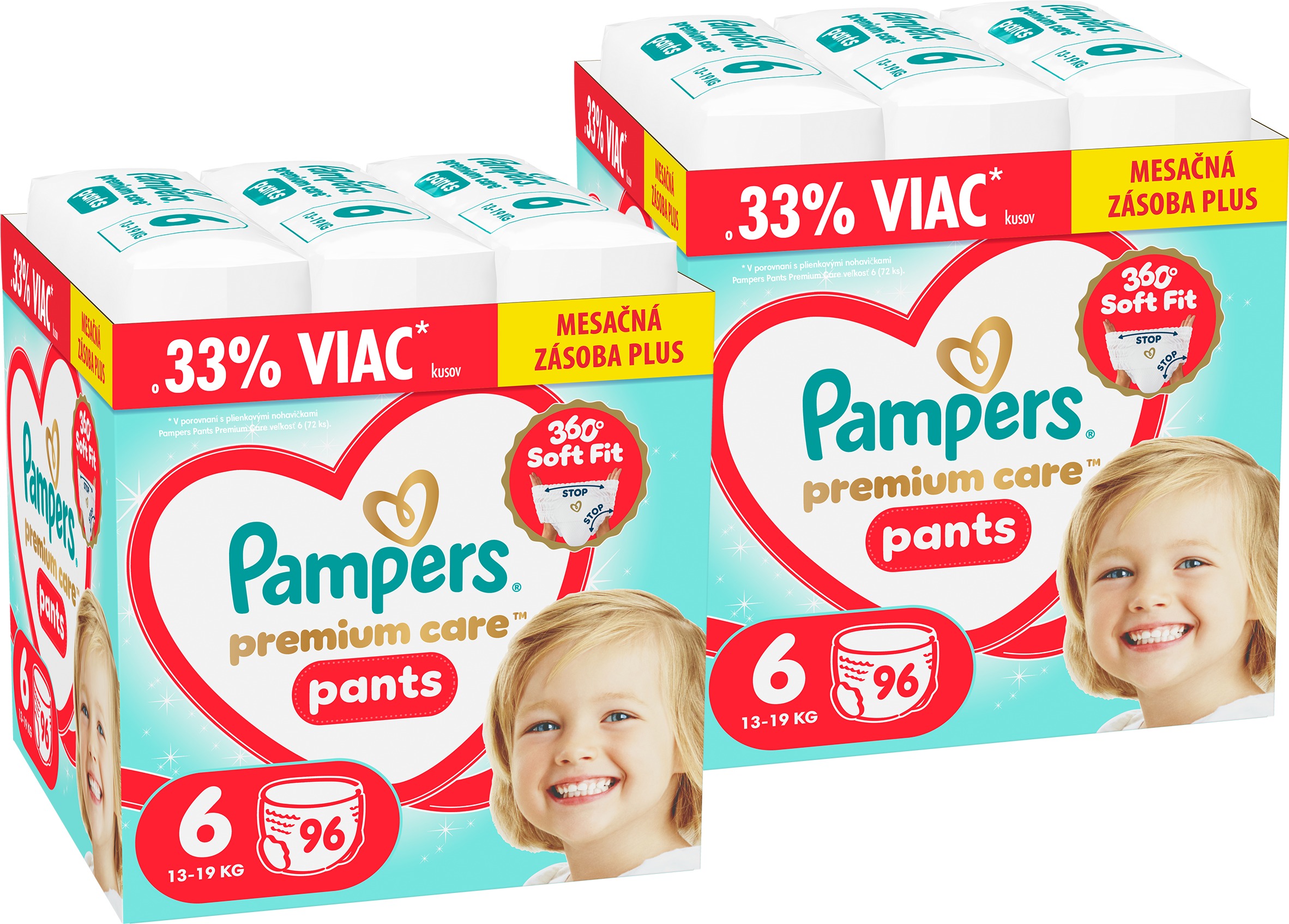 PAMPERS Premium Care Pants veľ. 6 (192 ks)