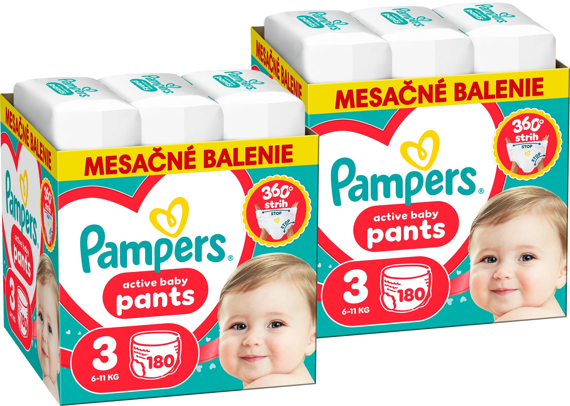 PAMPERS Pants veľ. 3 (360 ks)