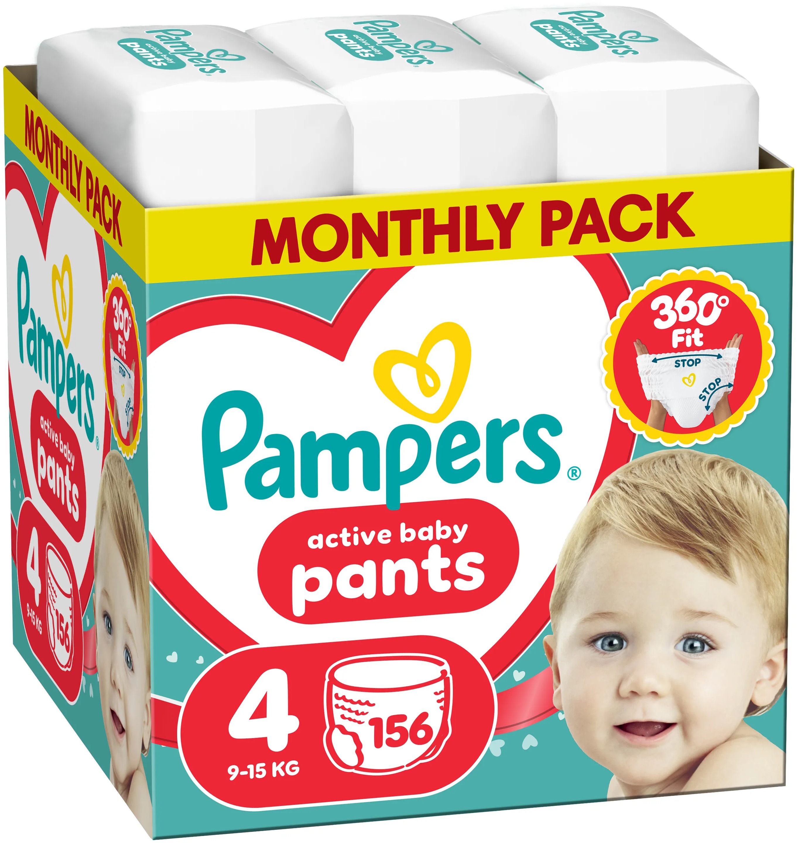 PAMPERS Pants veľ. 4 (156 ks)