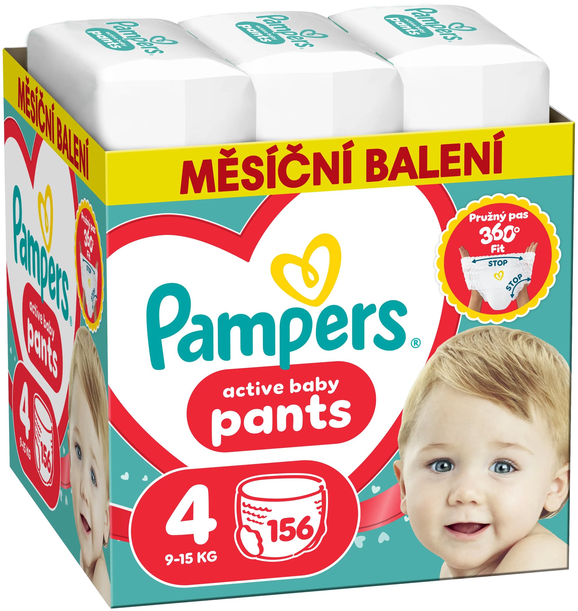 PAMPERS Pants veľ. 4 (156 ks)