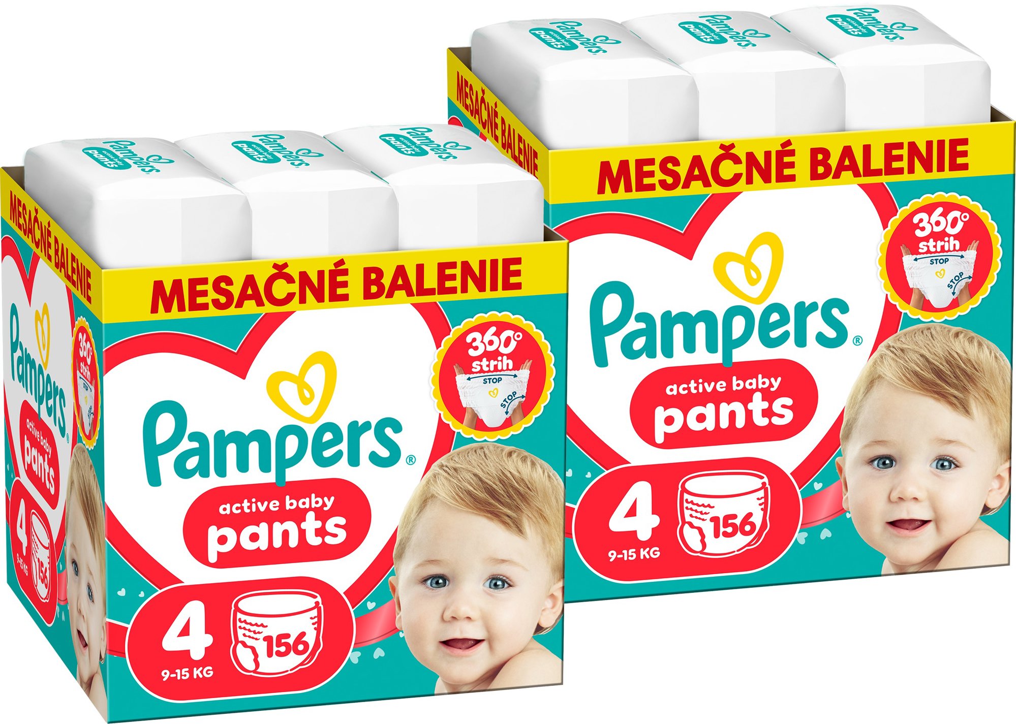 PAMPERS Pants veľ. 4 (312 ks)