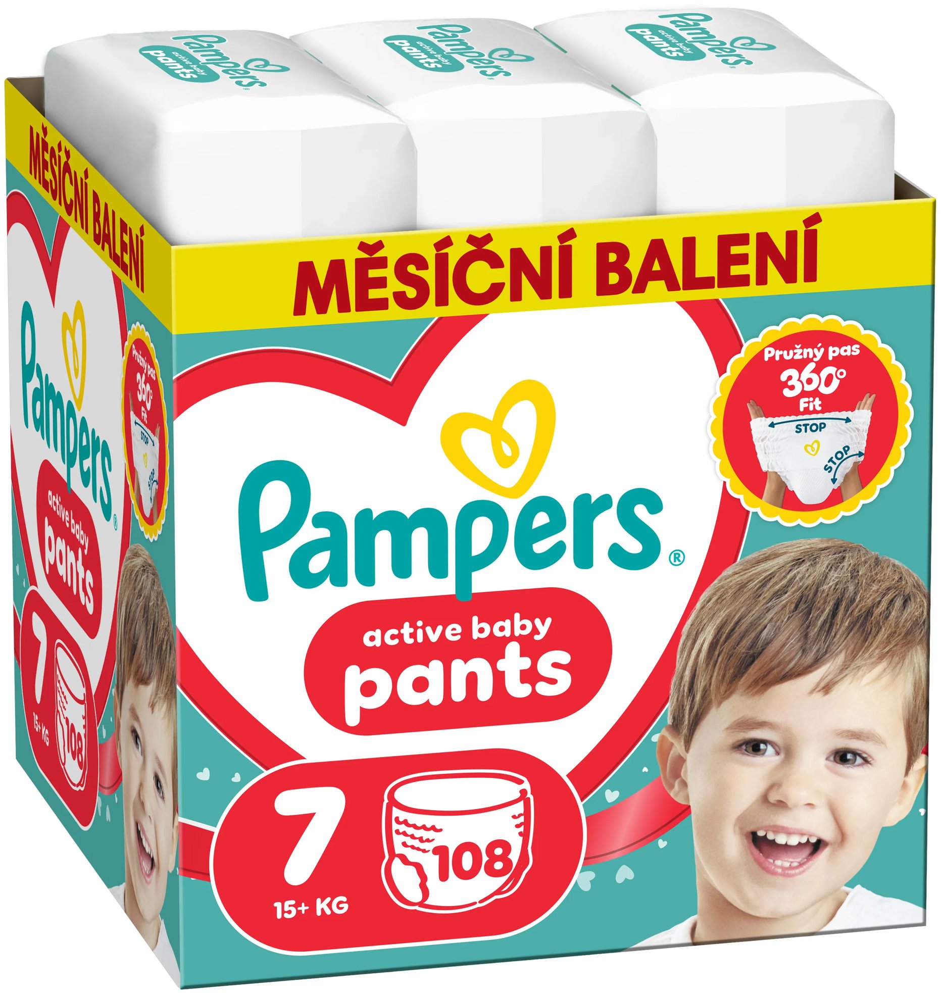 PAMPERS Pants veľ. 7 (108 ks)