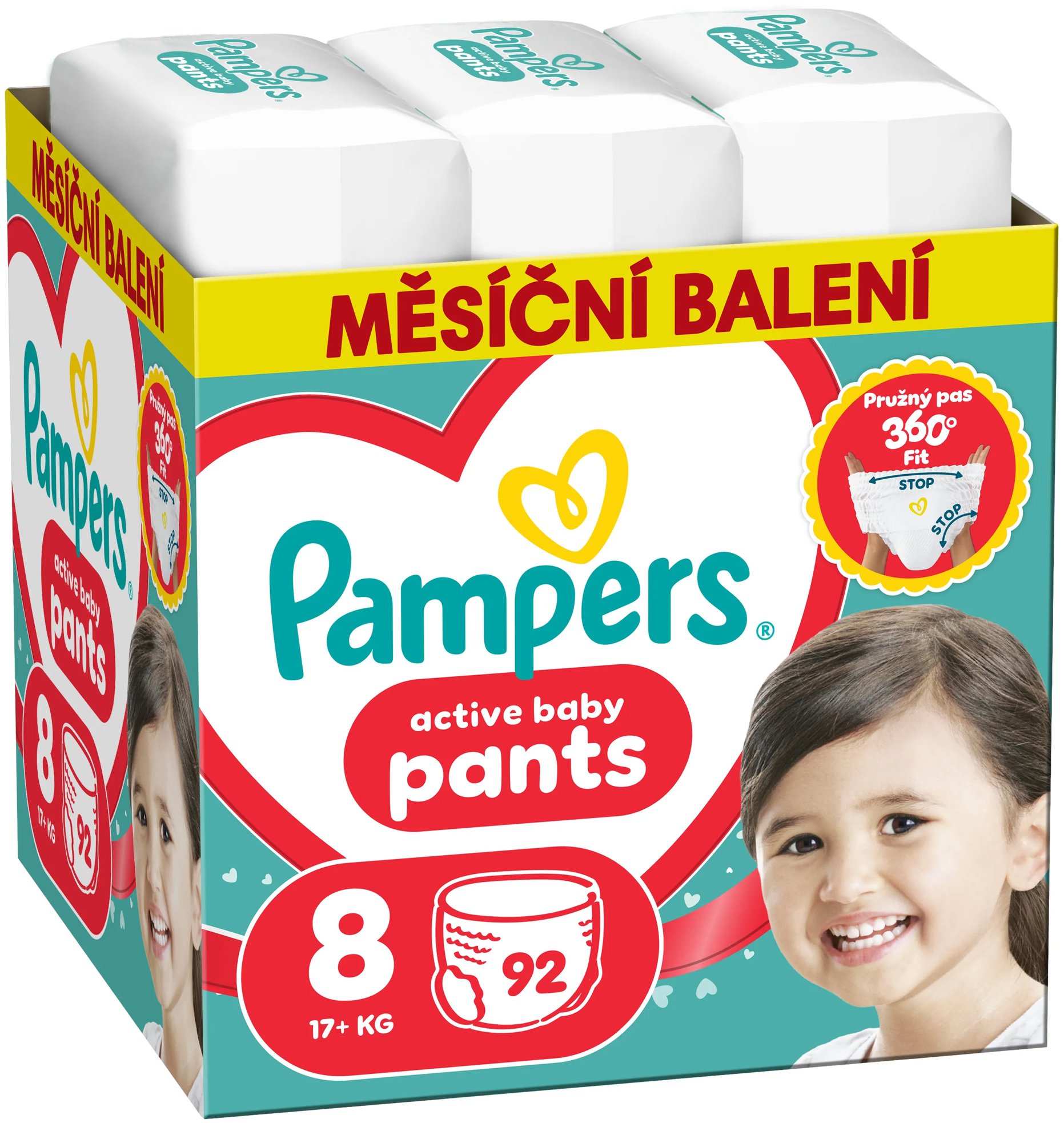 PAMPERS Pants veľ. 8 (92 ks)