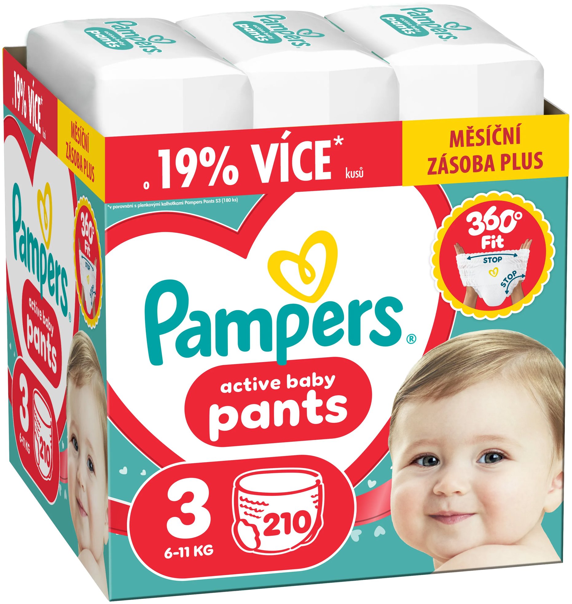 PAMPERS Pants veľ. 3 (210 ks)