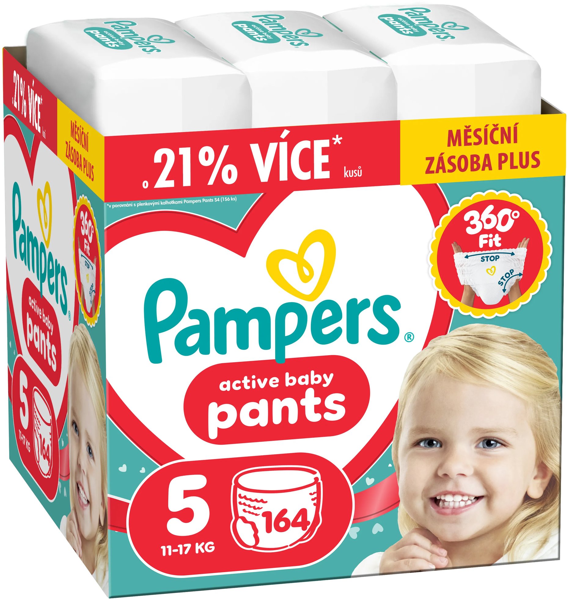 PAMPERS Pants veľ. 5 (164 ks)