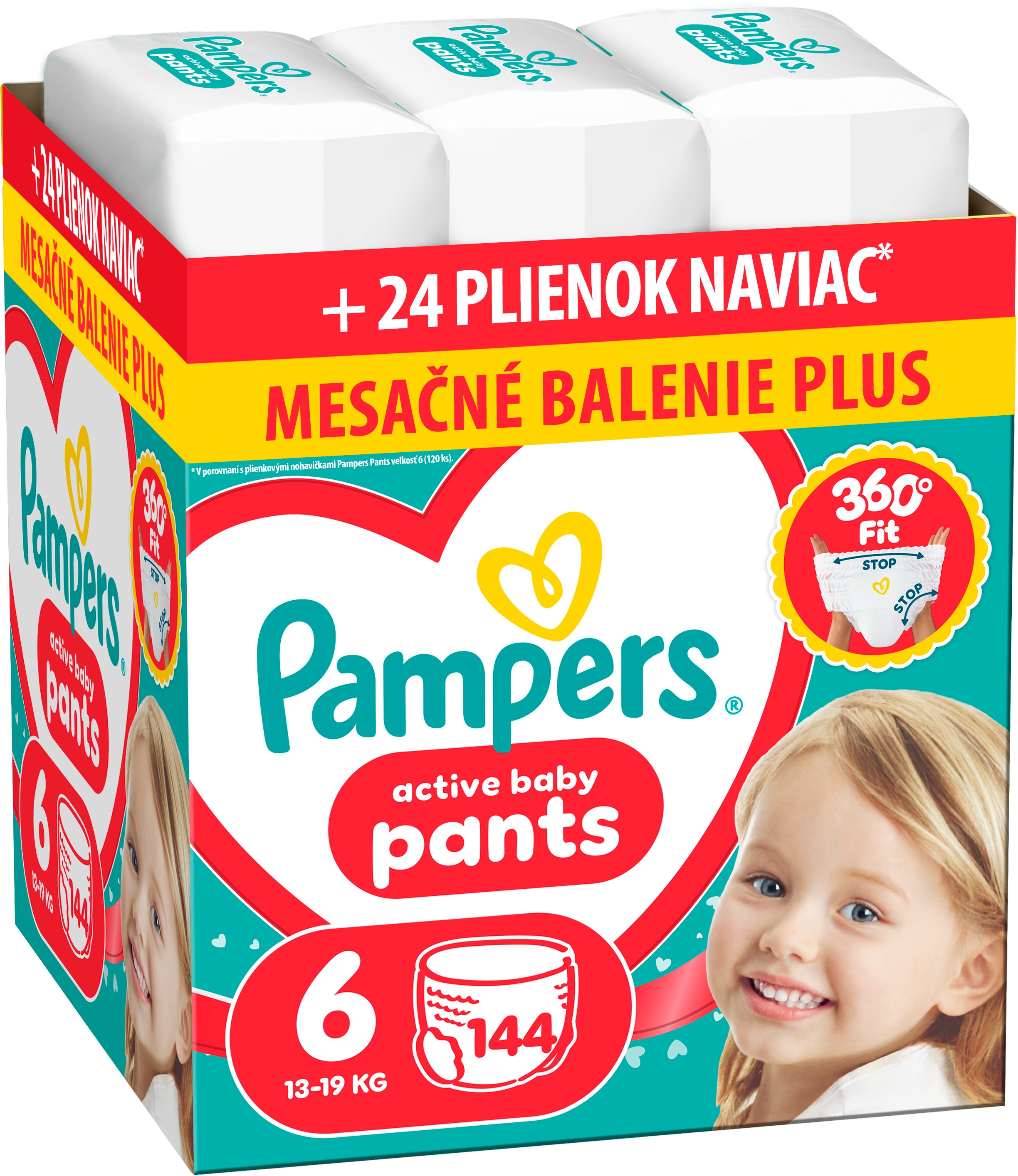PAMPERS Pants veľ. 6 (144 ks)