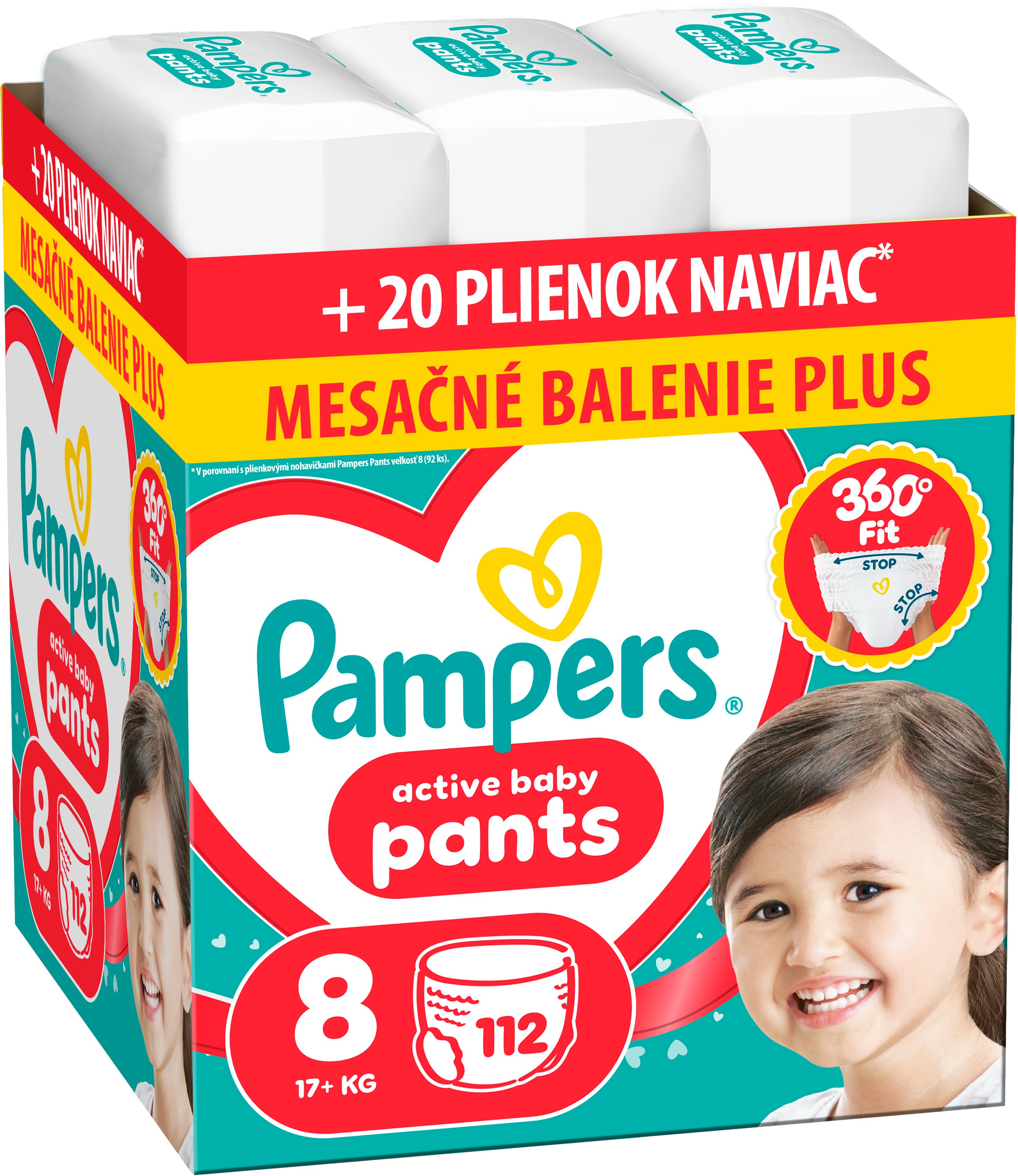 PAMPERS Pants veľ. 8 (112 ks)