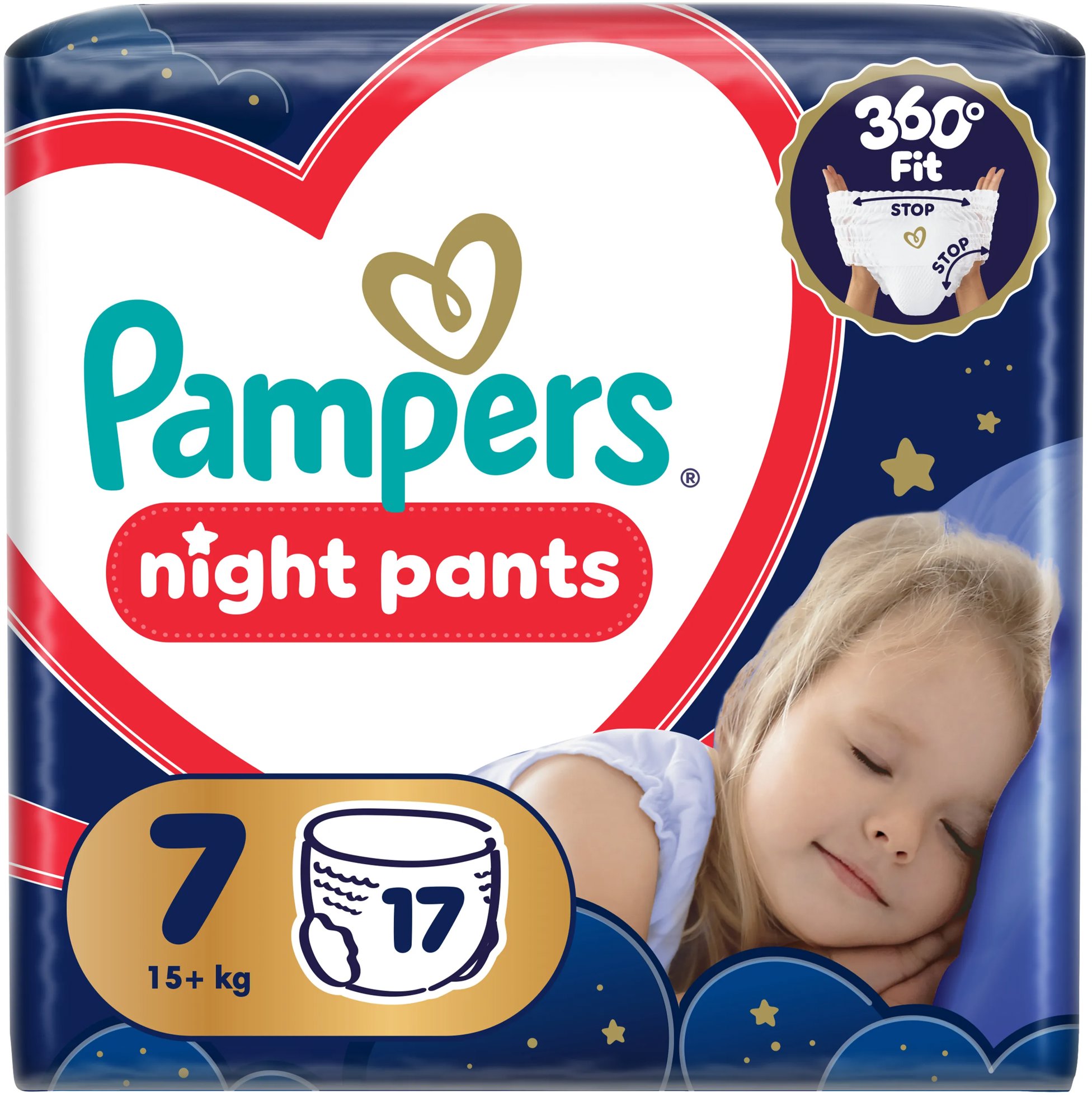 PAMPERS Pants Night veľ. 7 (17 ks)