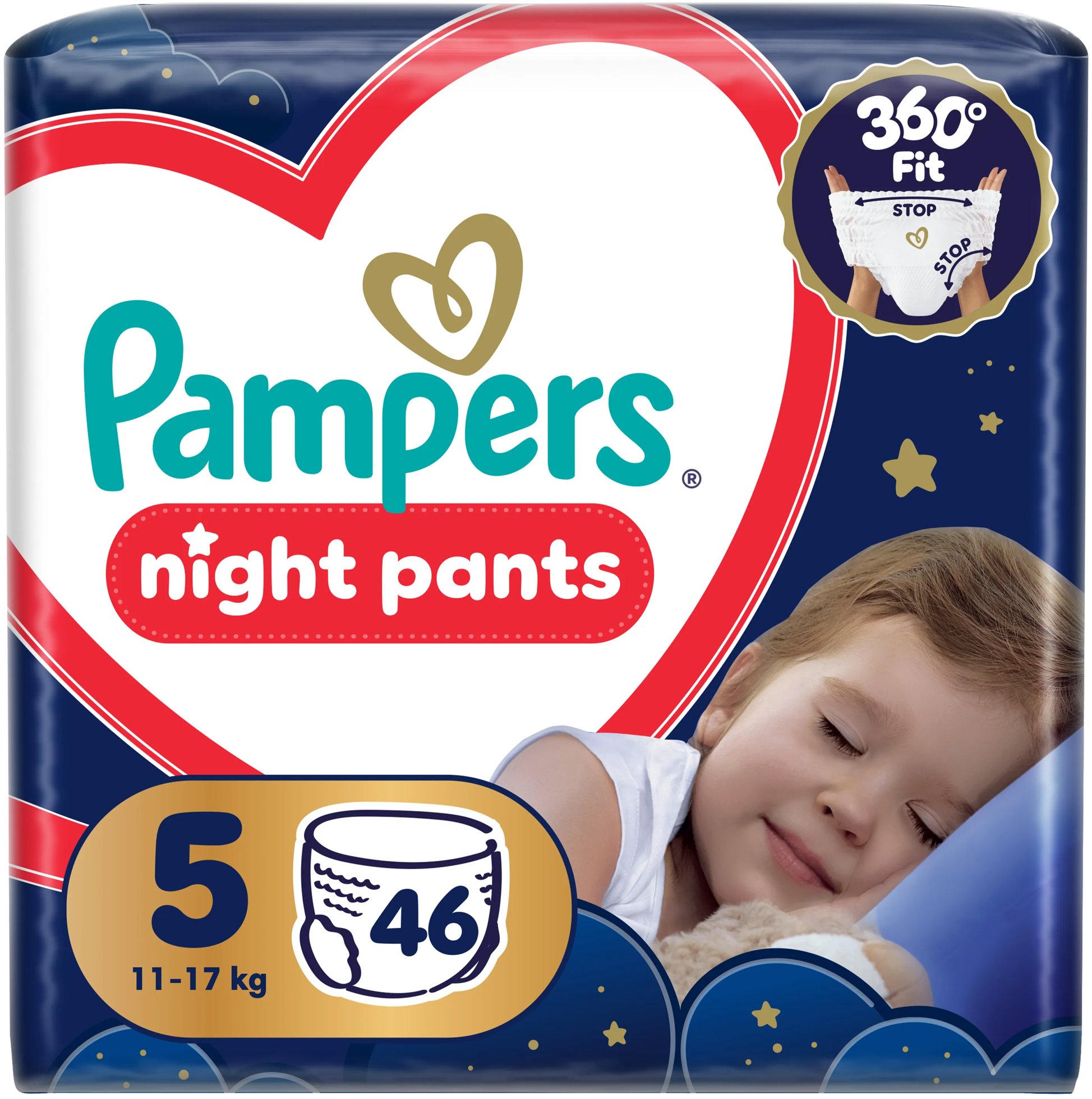 PAMPERS Pants Night veľ. 5 (46 ks)