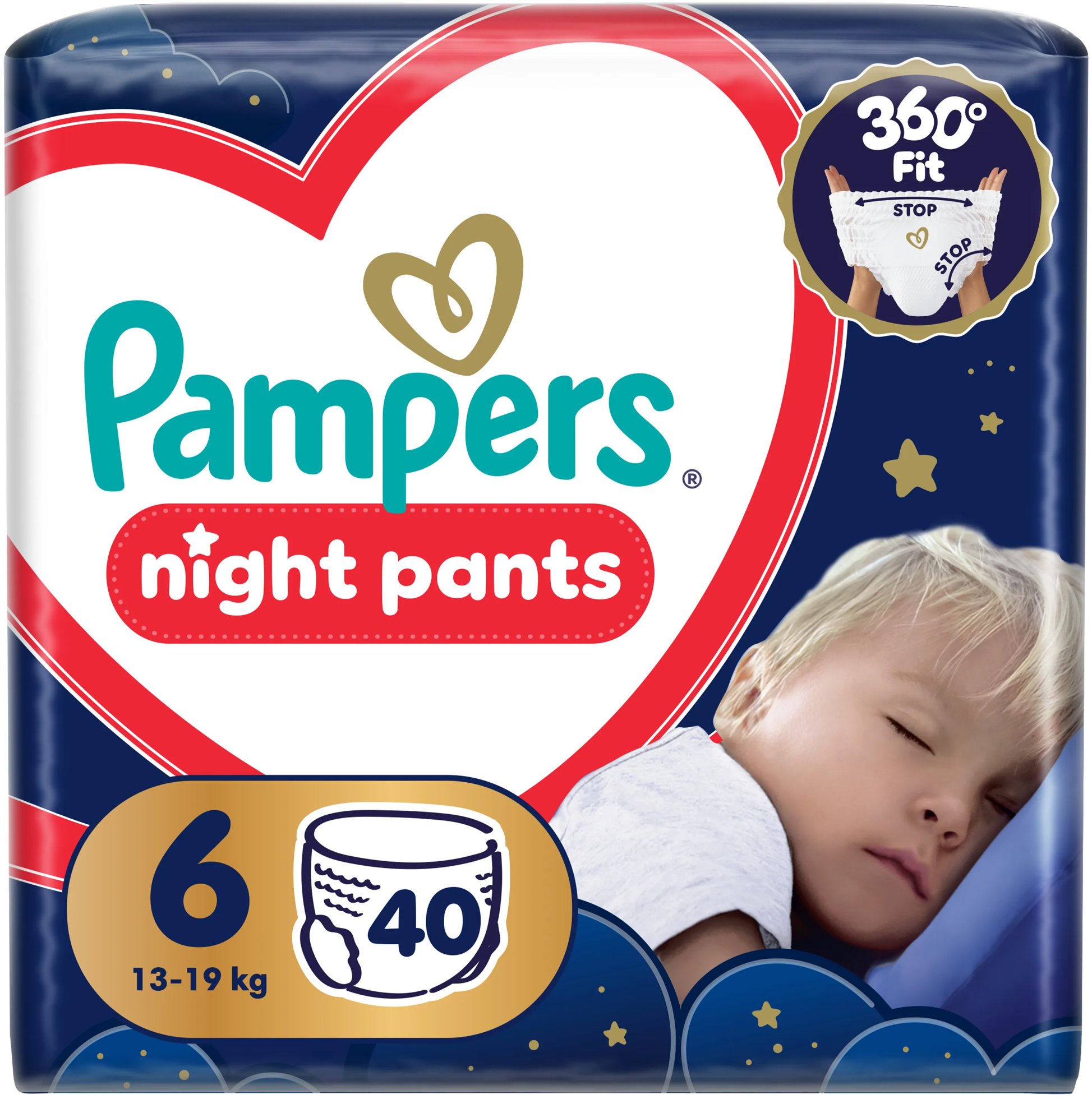 PAMPERS Pants Night veľ. 6 (40 ks)