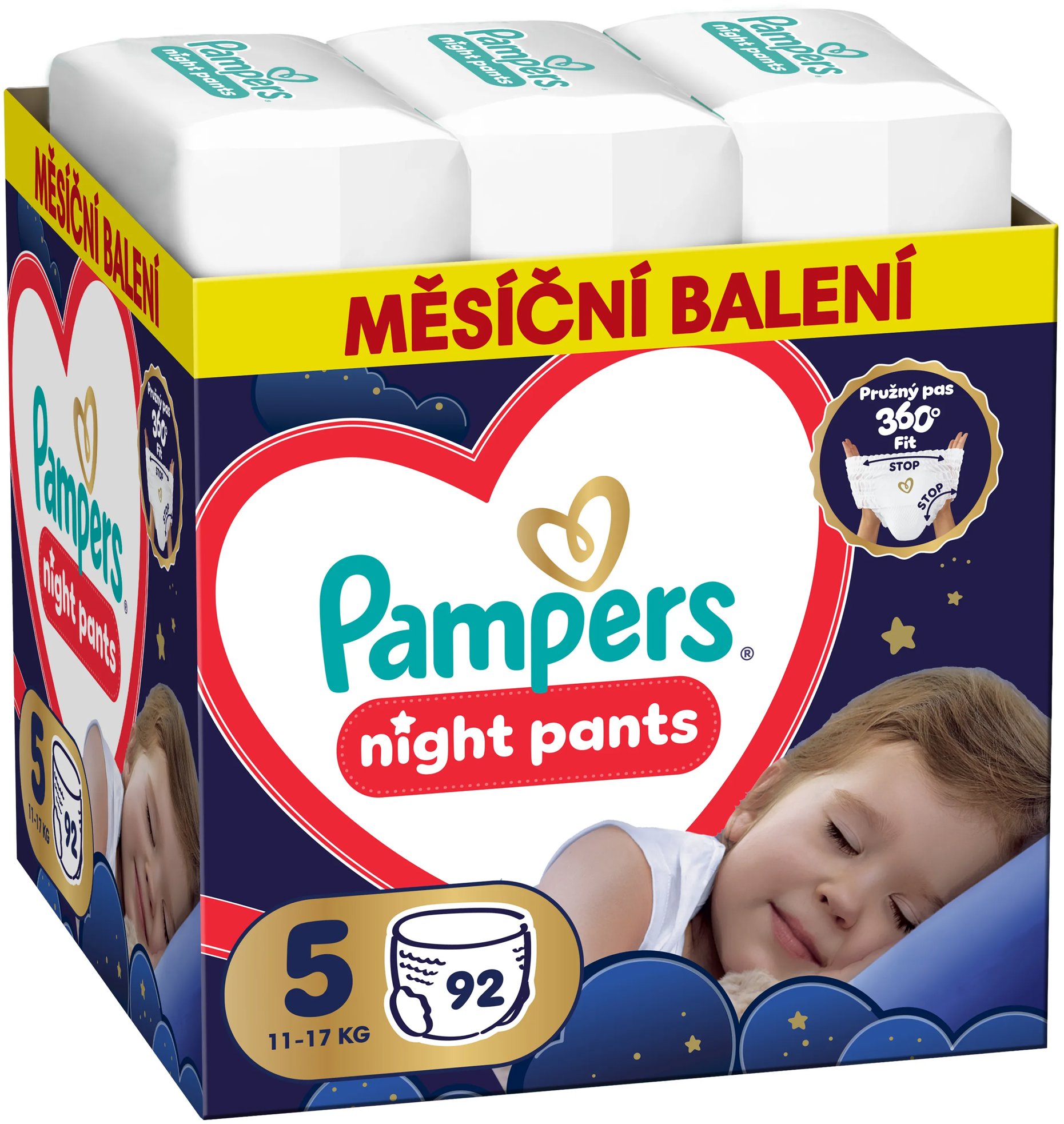 PAMPERS Pants Night veľ. 5 (92 ks)