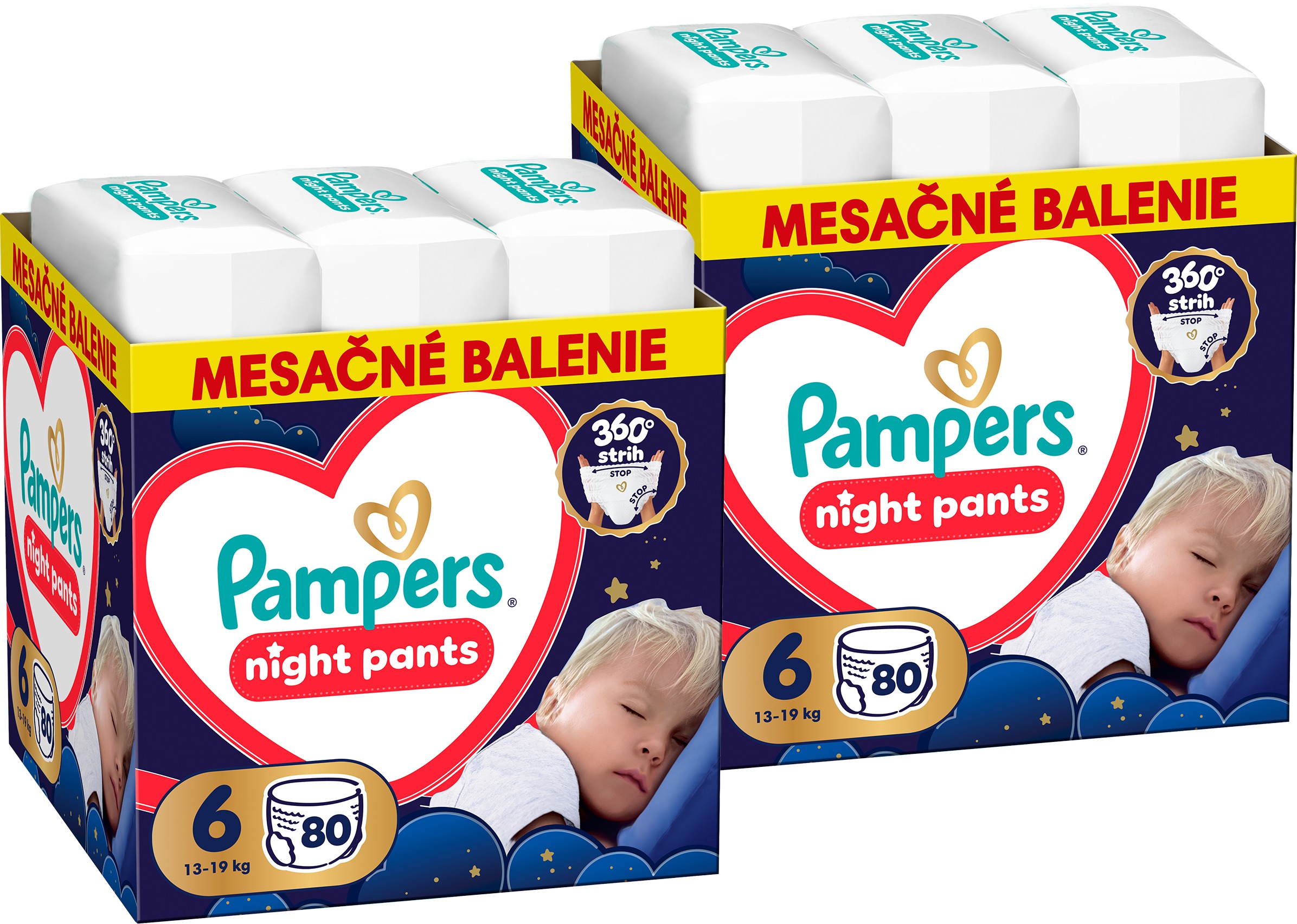 PAMPERS Pants Night veľ. 6 (160 ks)