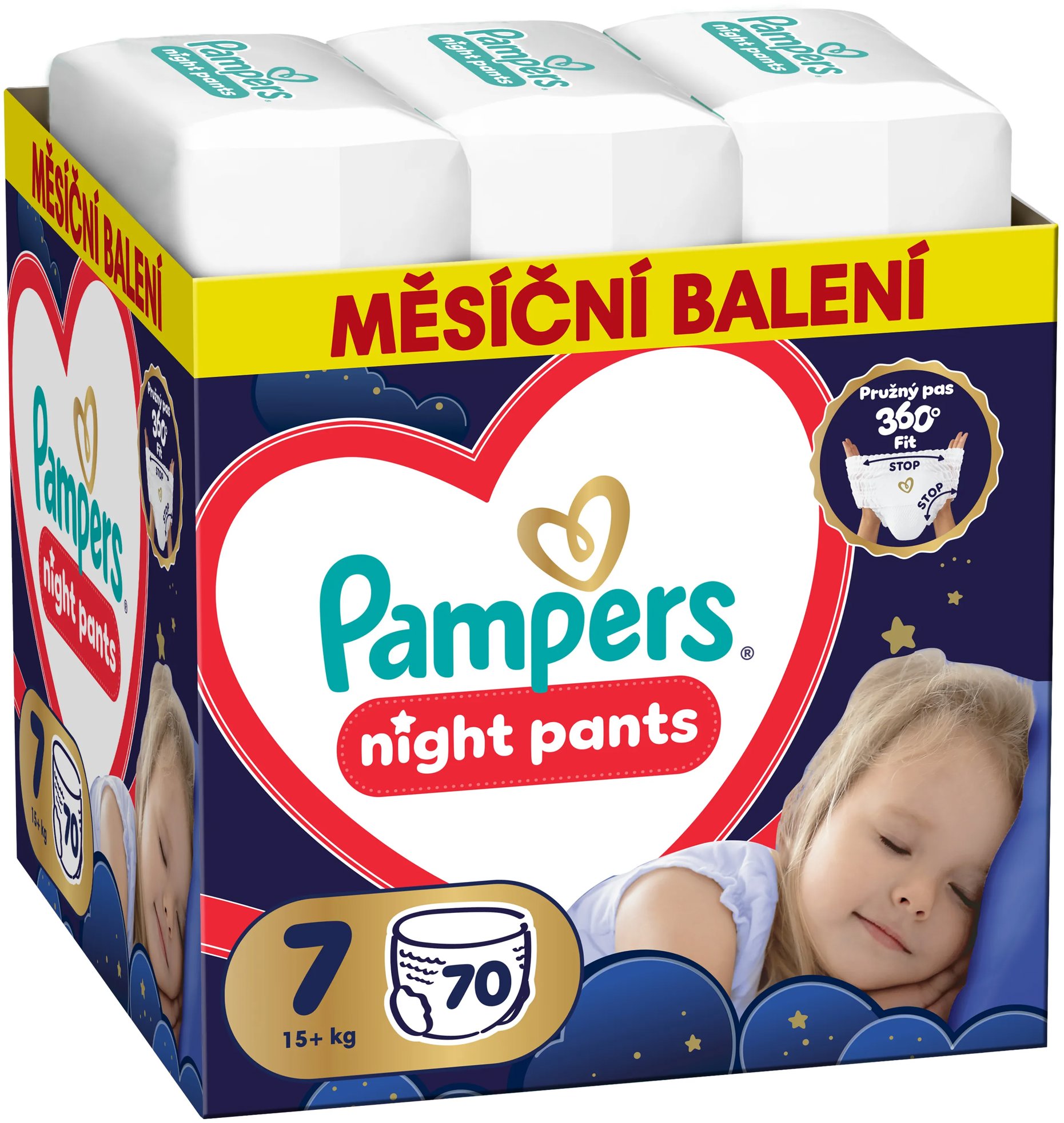 PAMPERS Pants Night veľ. 7 (70 ks)