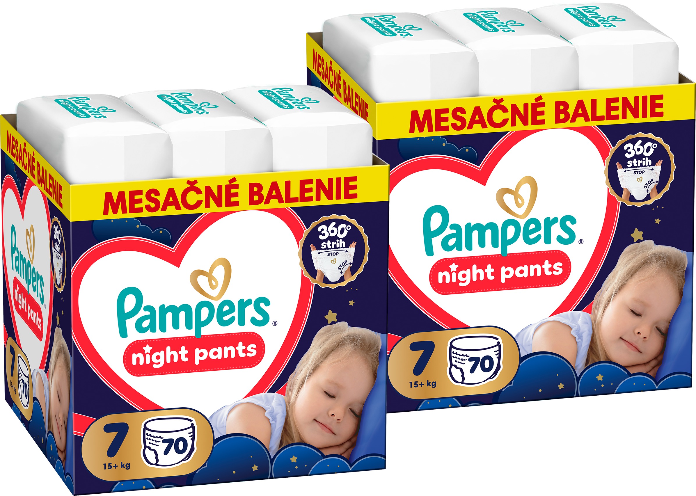 PAMPERS Pants Night veľ. 7 (140 ks)