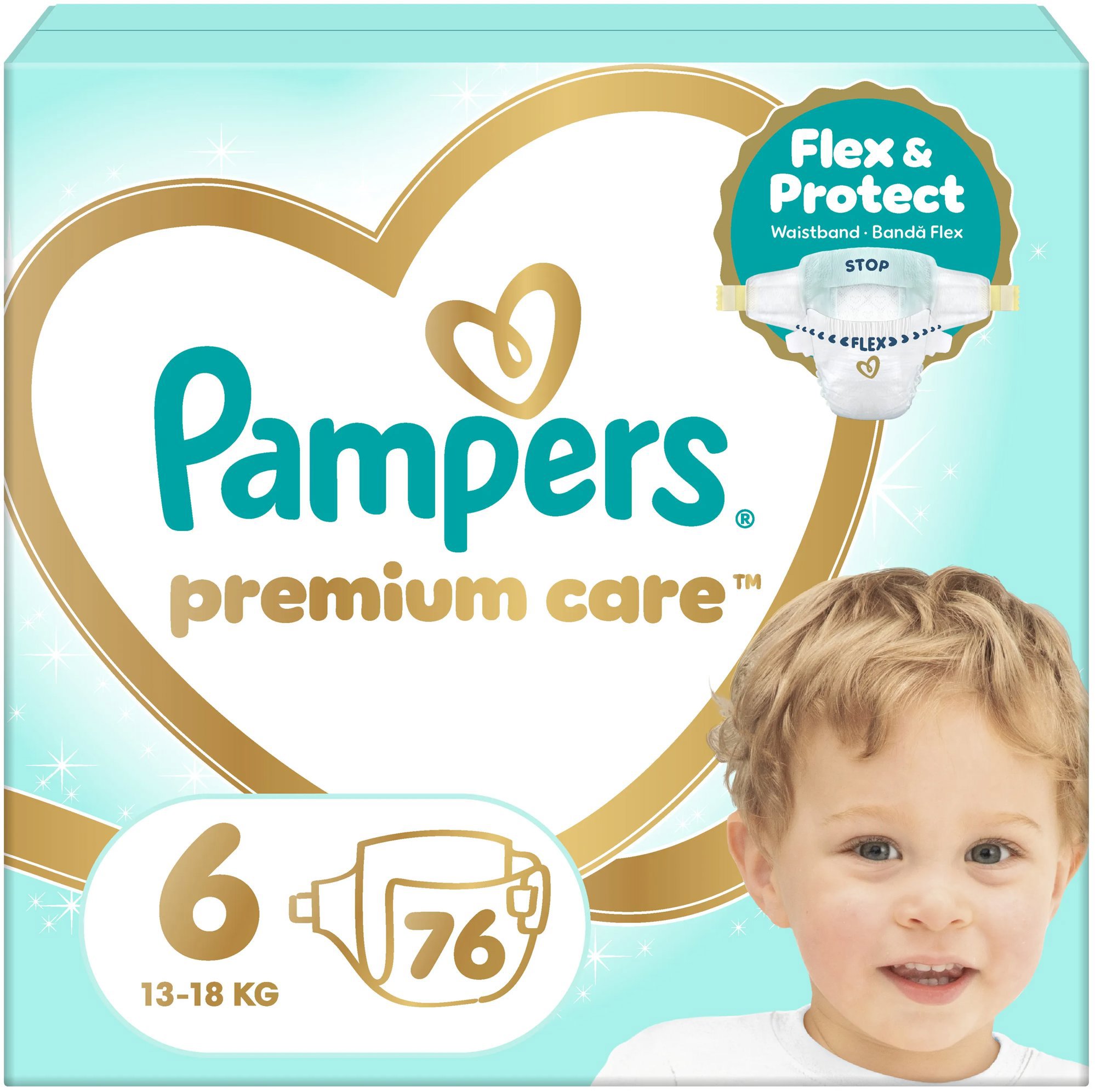 PAMPERS Premium Care vel. 6 (76 ks)