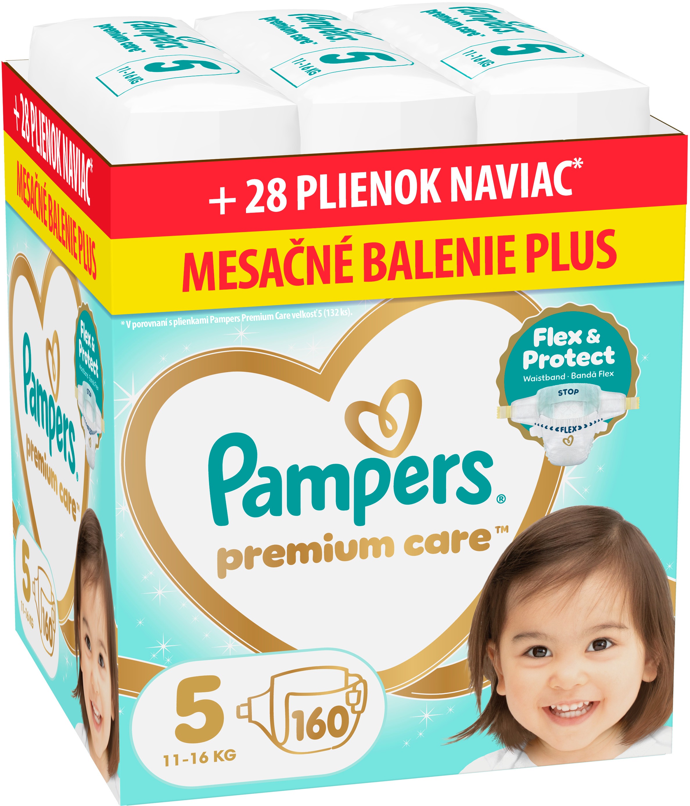 PAMPERS Premium Care veľ. 5 (160 ks)