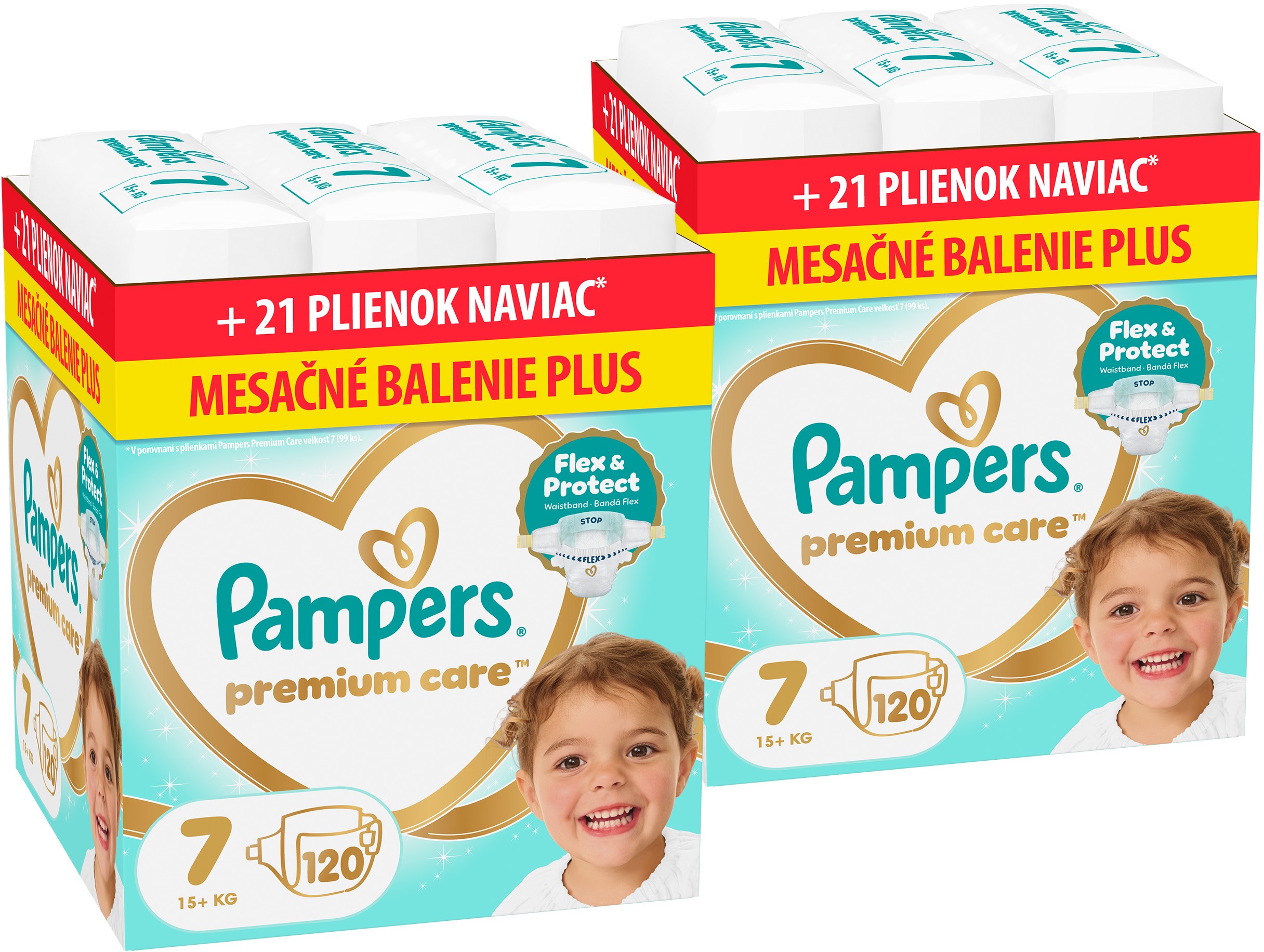 PAMPERS Premium Care vel. 7 (240 ks)